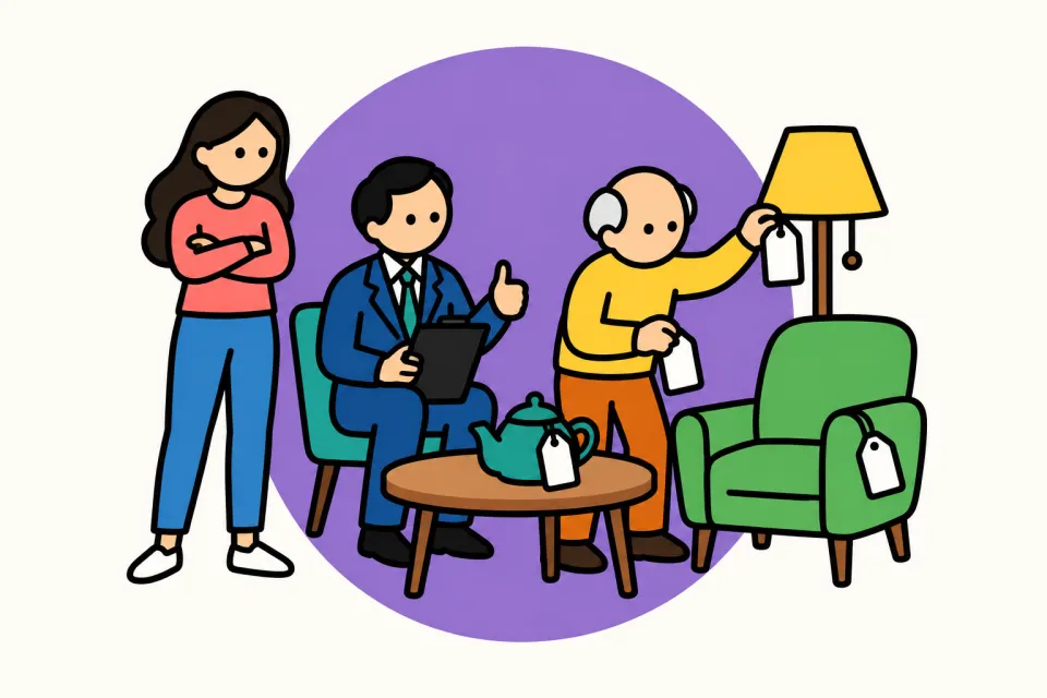 「やめさせ方は書かず、困らせる側を弁護」のイメージイラスト