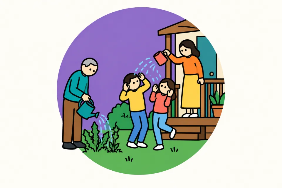 「父の奇癖は哲学に、母の奇行は神話に」のイメージイラスト