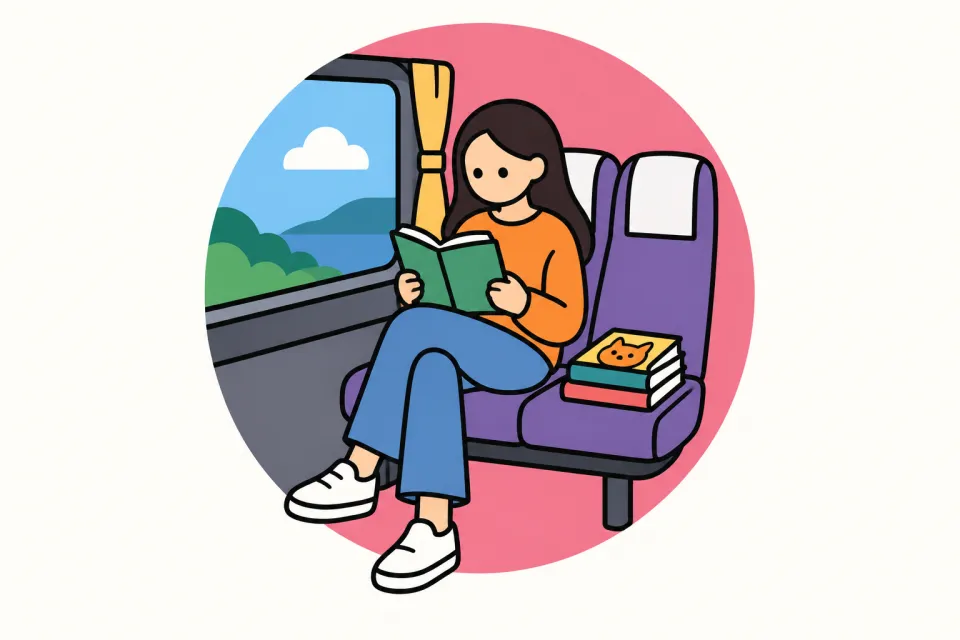 「近くない・安くない・融通がきかない学校」のイメージイラスト