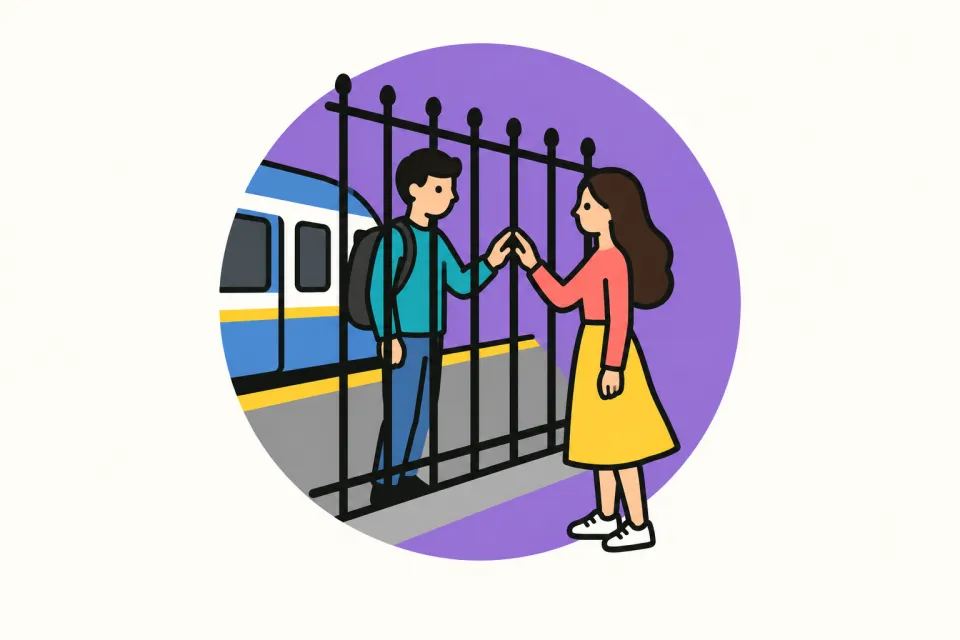 「愛は相手でなく、自分との闘い」のイメージイラスト