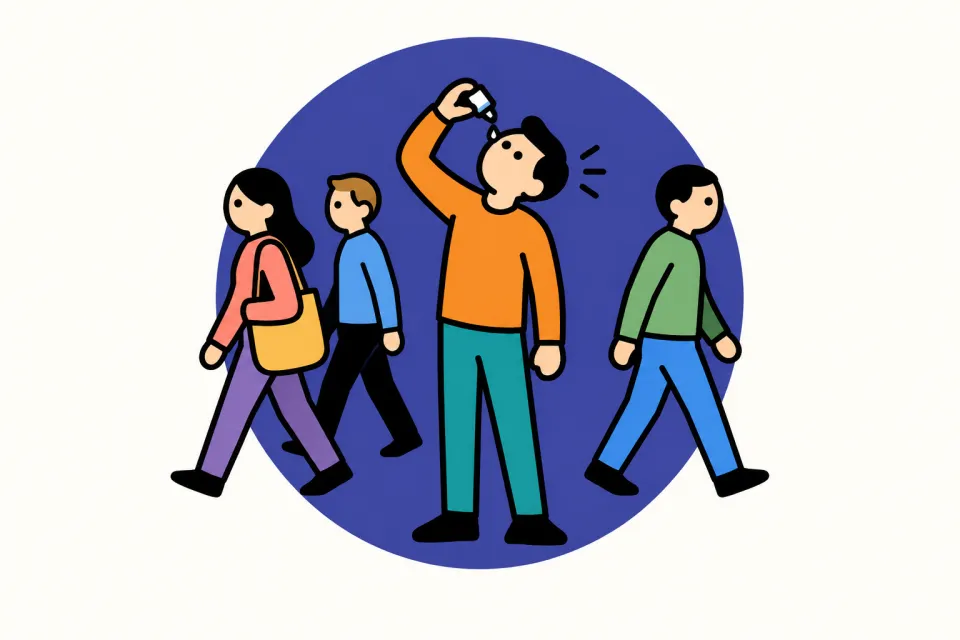 「悪用した道具の効き目は、自分に返る」のイメージイラスト