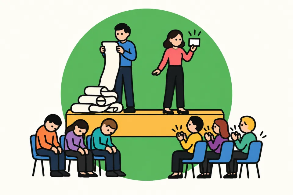 「短いから、心に残る」のイメージイラスト