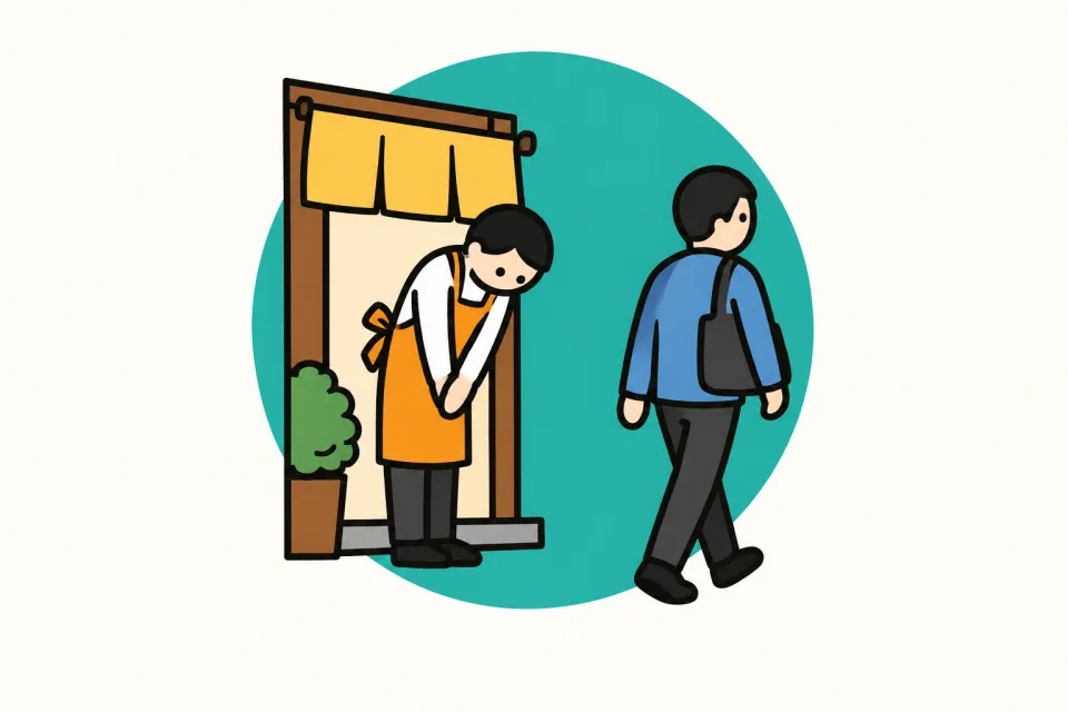 「数字の旗を見て、売りっ放しにしない」のイメージイラスト