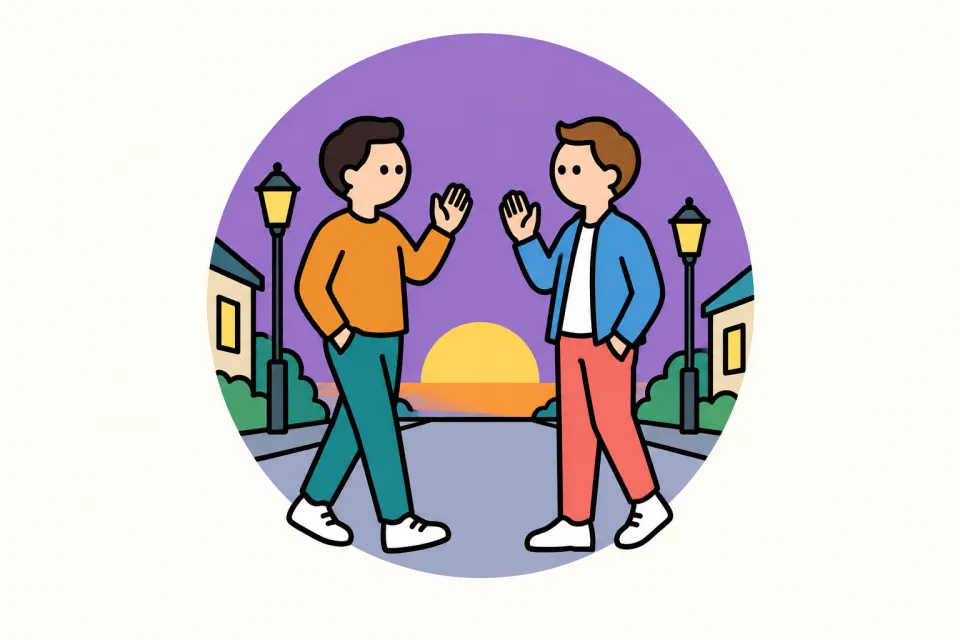 「人生は「合う人に会う」こと」のイメージイラスト