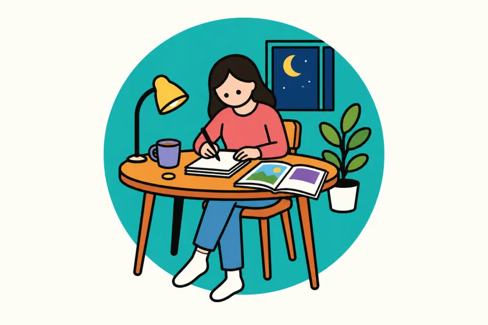 「1枚千円の副業から作家になるまで」のイメージイラスト