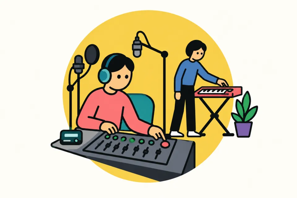 「電源を入れたら即録れる状態にしておく」のイメージイラスト