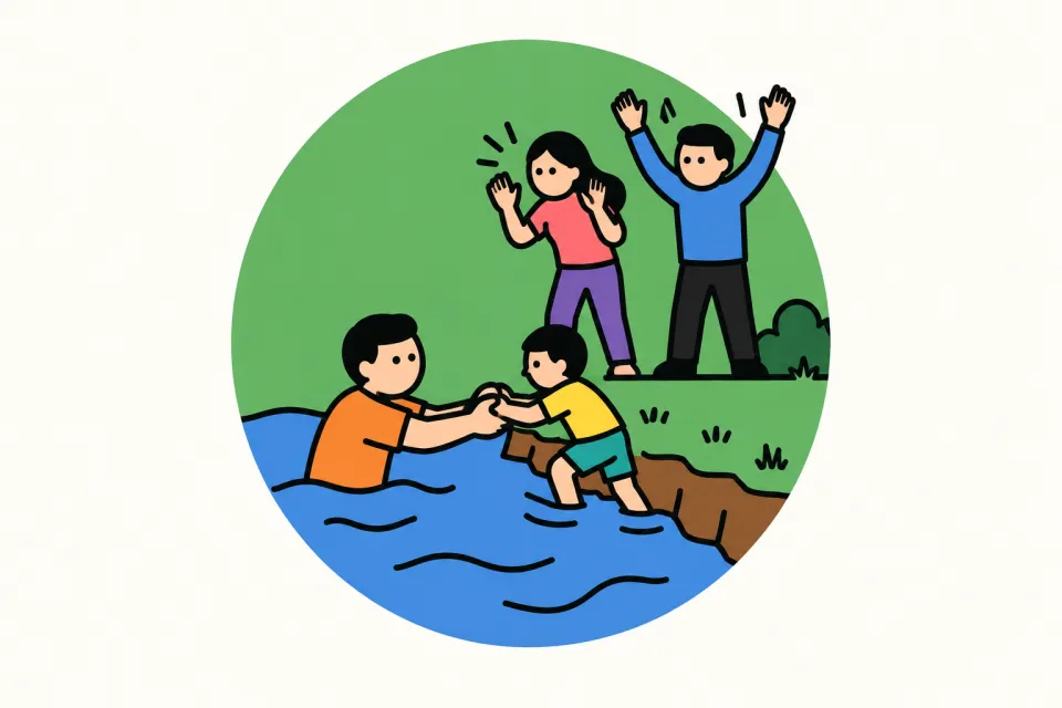 「自由だから責任があるのではない」のイメージイラスト