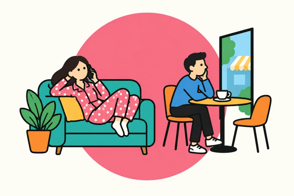 「似た2語は意思・視点・計画で分ける」のイメージイラスト