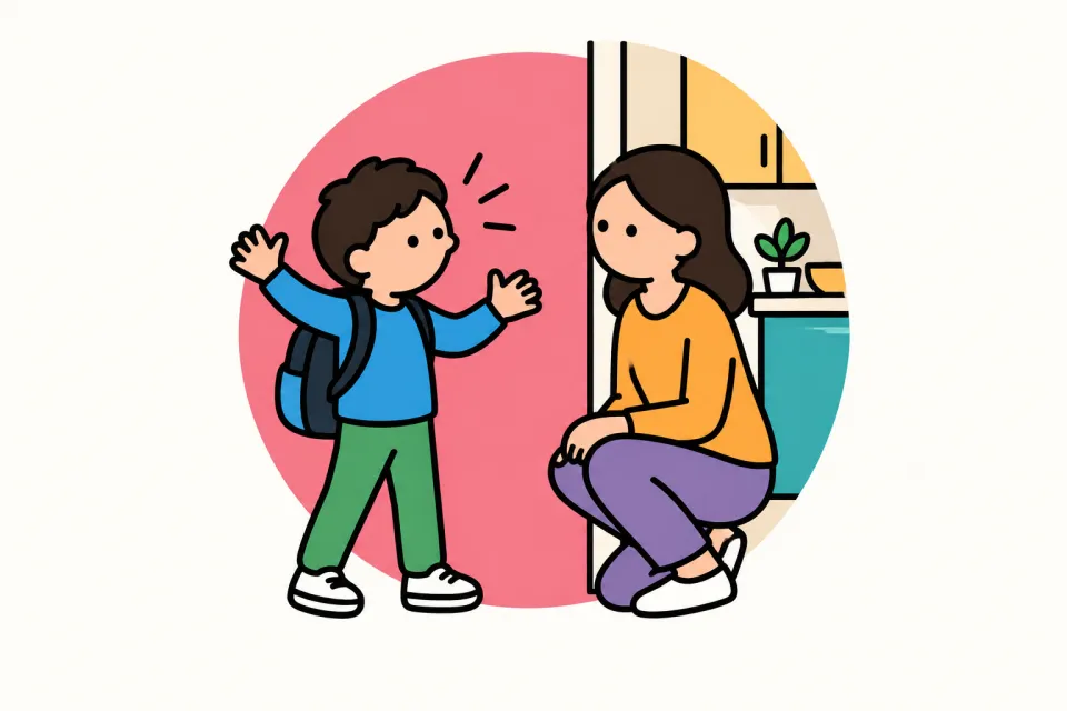 「子供の話が原点、悔しい話も伝わる」のイメージイラスト