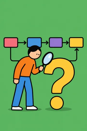 『科学的思考入門』のイメージイラスト（実際の表紙ではありません）
