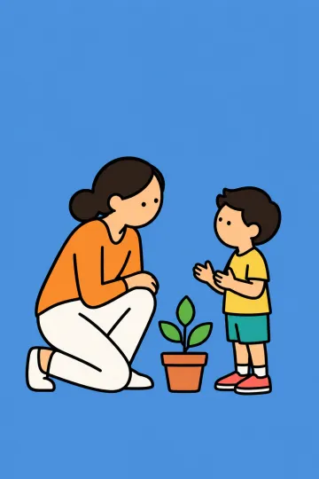 『子どもを伸ばす言葉 実は否定している言葉』のイメージイラスト
