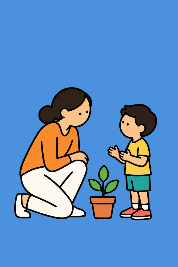 『子どもを伸ばす言葉 実は否定している言葉』のイメージイラスト（実際の表紙ではありません）