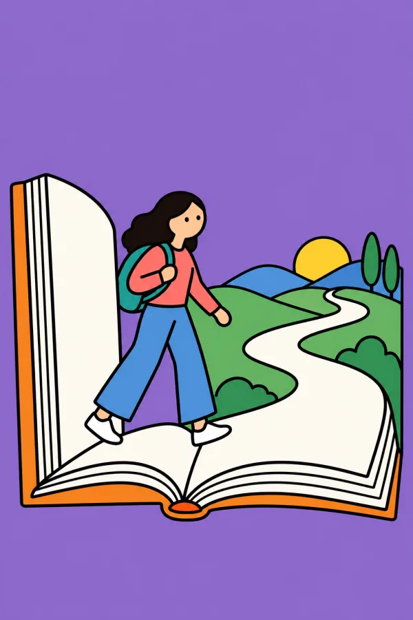 『物語思考 「やりたいこと」が見つからなくて悩む人のキャリア設計術』のイメージイラスト（実際の表紙ではありません）