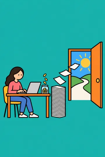 『文章を仕事にするなら、まずはポルノ小説を書きなさい』のイメージイラスト（実際の表紙ではありません）